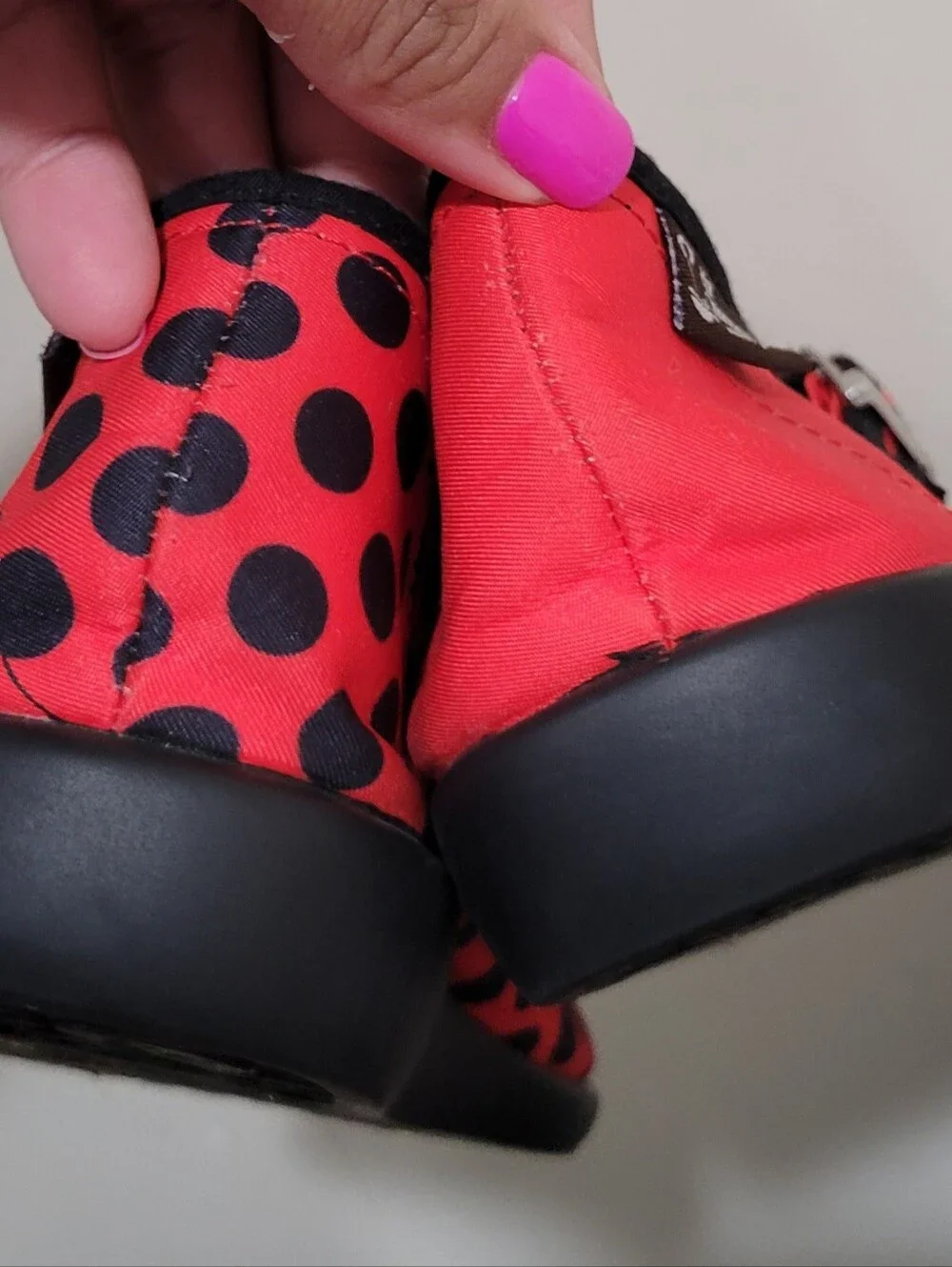 Chocolaticas 🩰Girls Red Ladybug Mary Jane Shoes